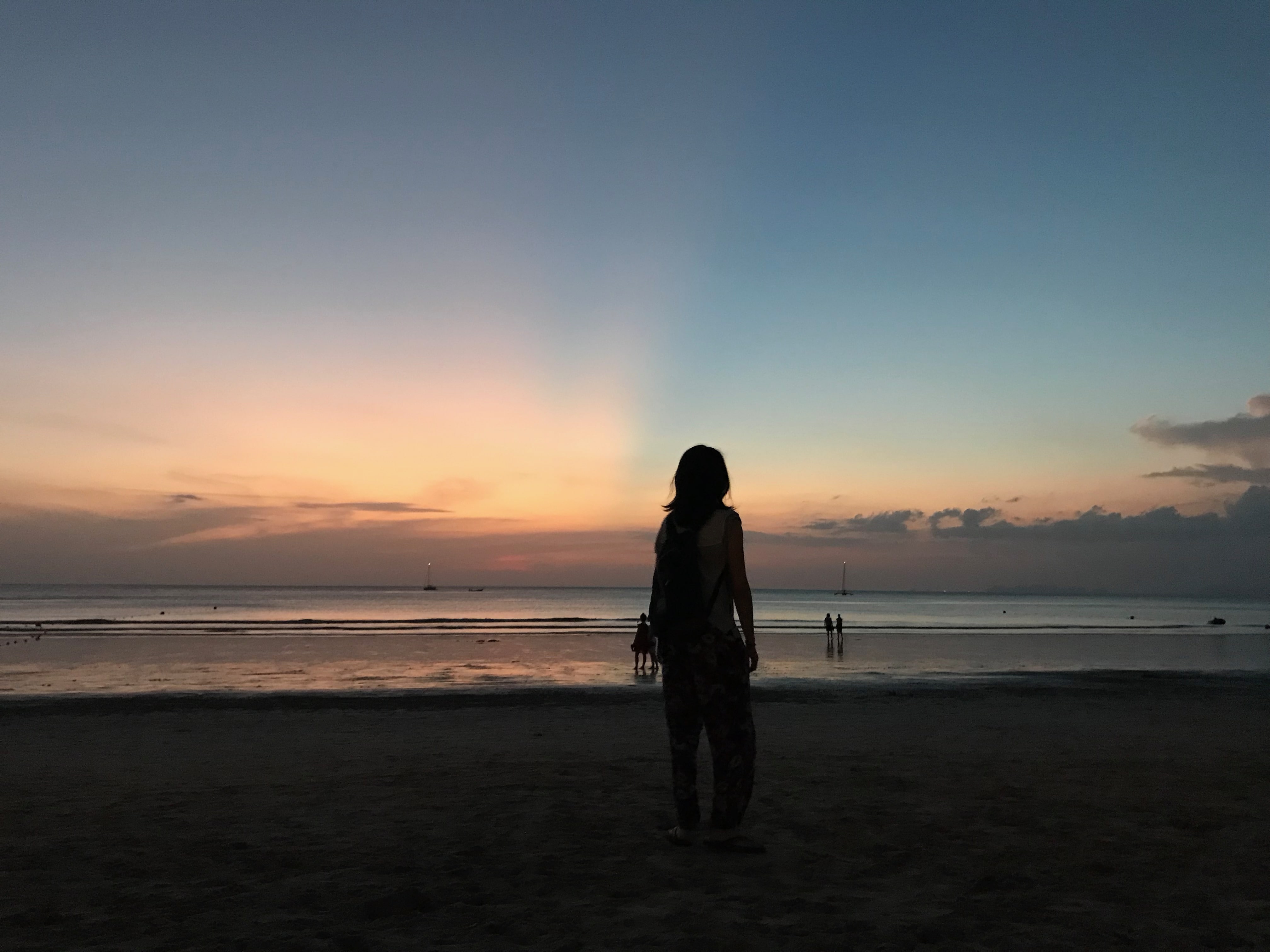Sunset on Koh Lanta island