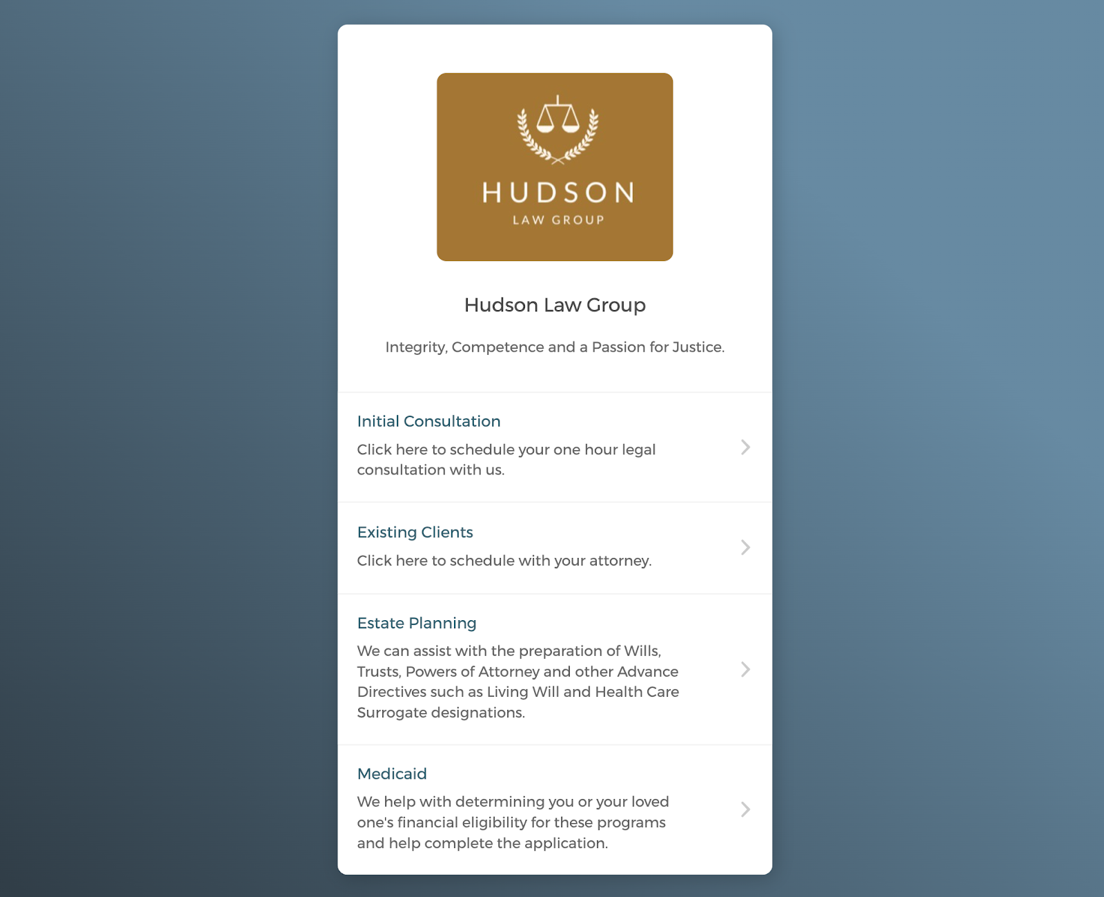 Display your service offerings clearly on the booking page