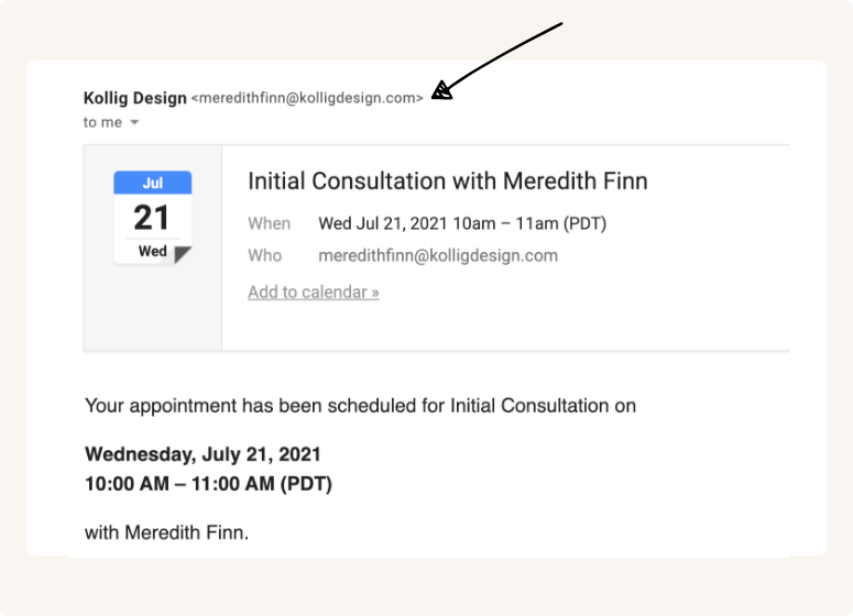 CozyCal team scheduling - send white-label email notifications