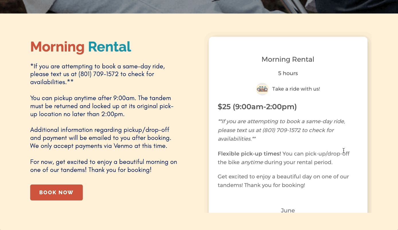 CozyCal's in-frame embed makes resource scheduling seamless on your website