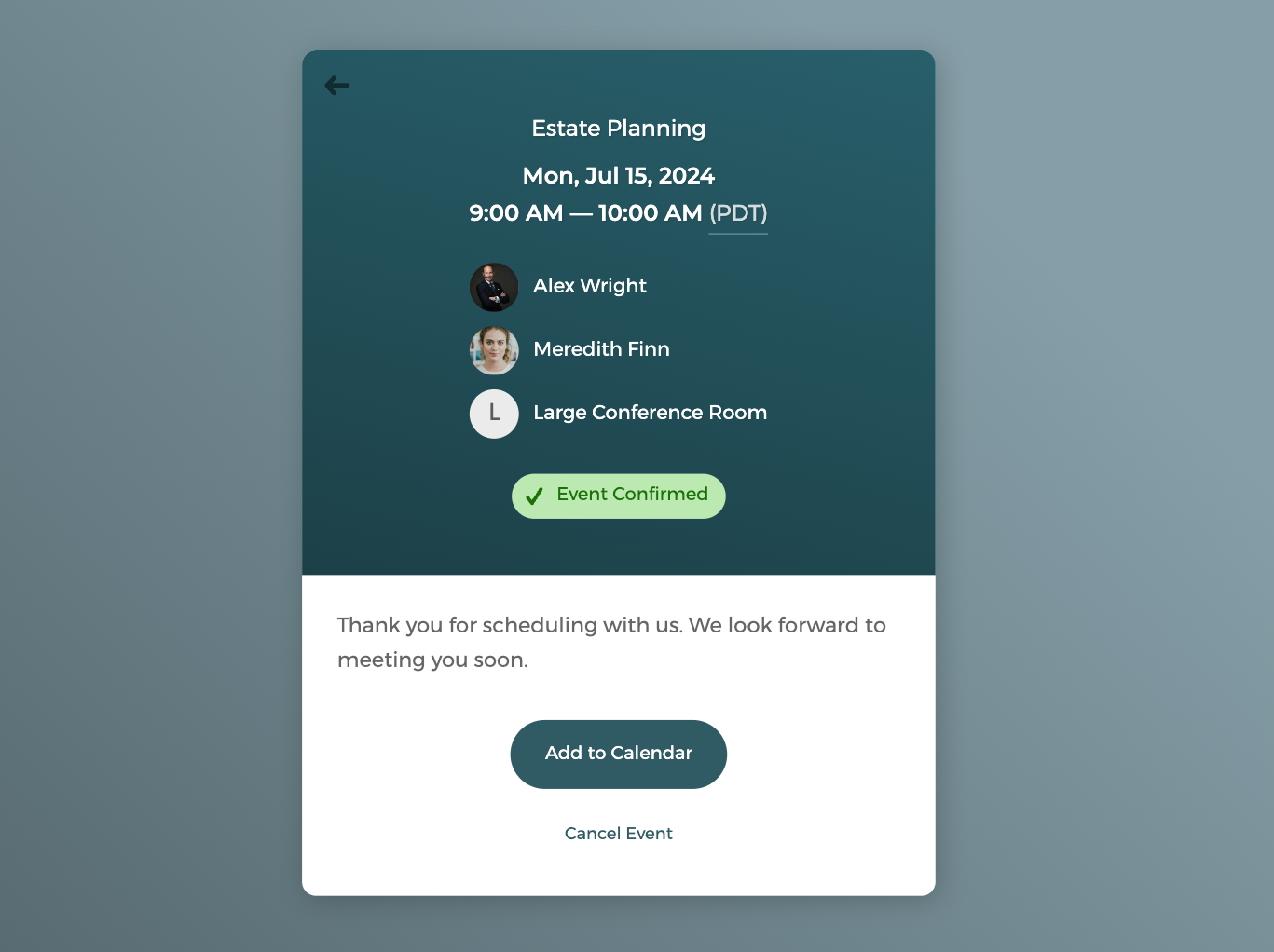 Schedule multiple hosts and a reserved room at the same time