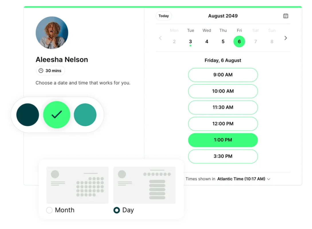 YouCanBook.me booking page
