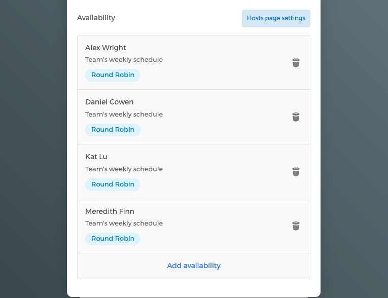 Basic round robin team scheduling