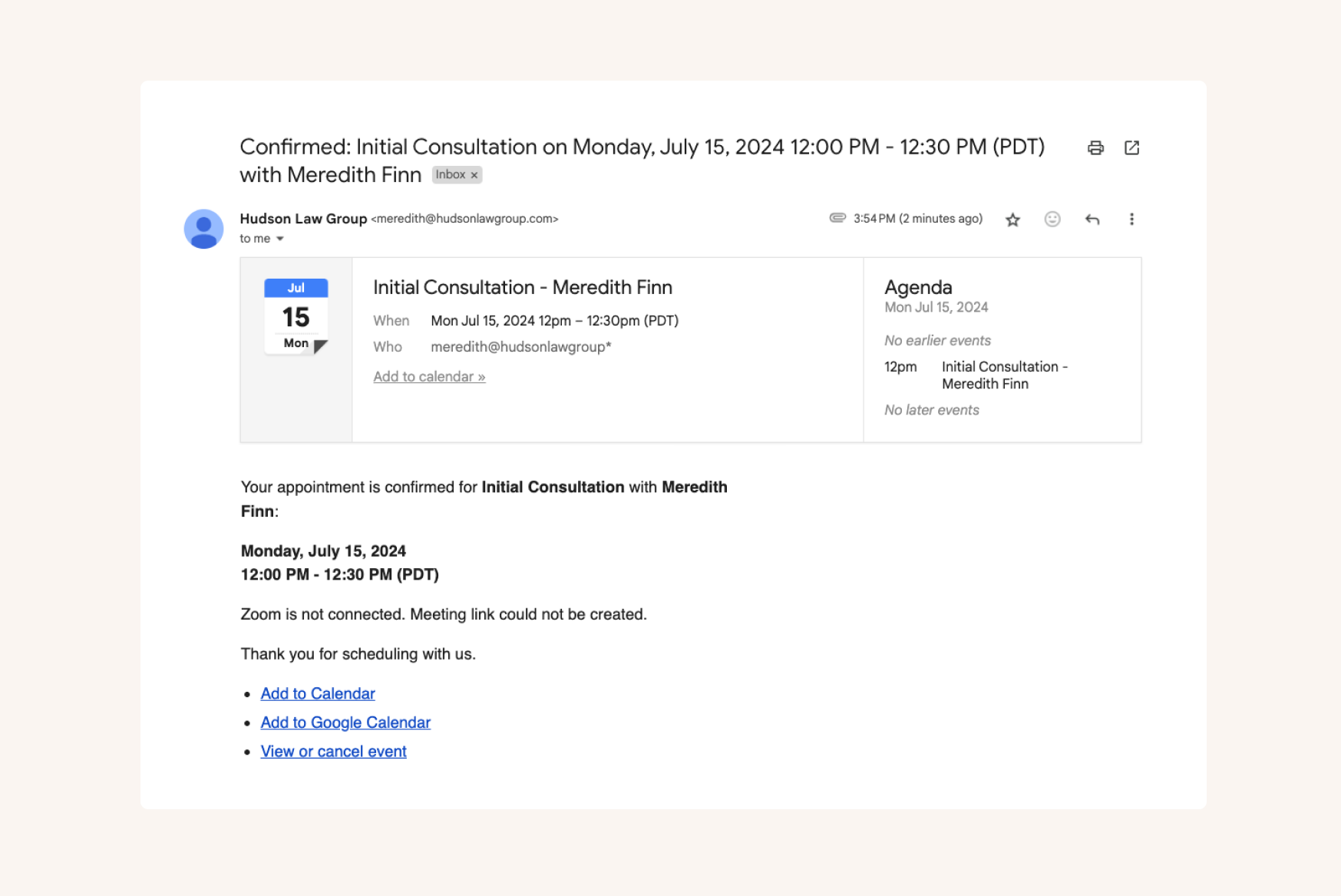 Send email notifications from your business's own email domain