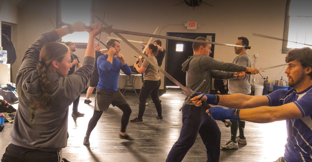 Pittsburg Sword Fighters training