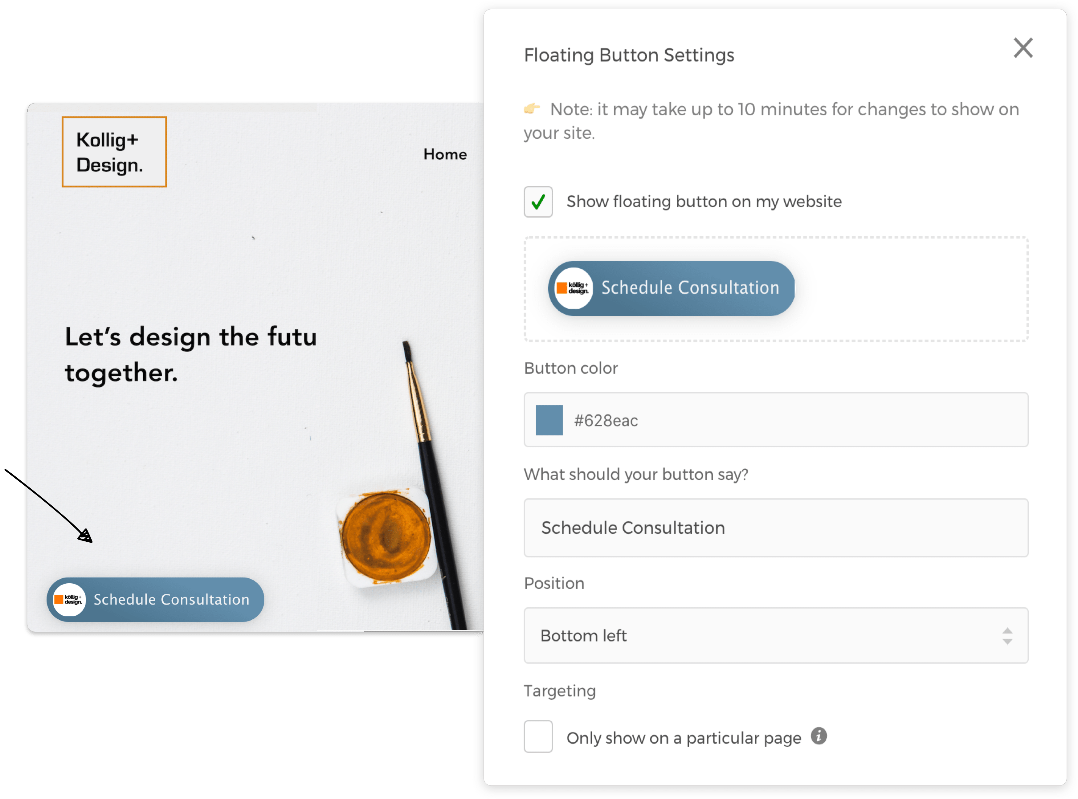 Convert visitors to leads